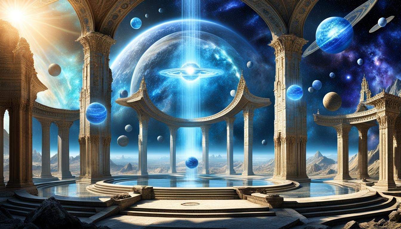Cosmic Council in Crystal Chamber of Galactic Light