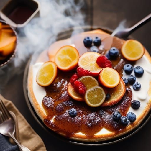 French Toast and Pancakes with Maple Syrup