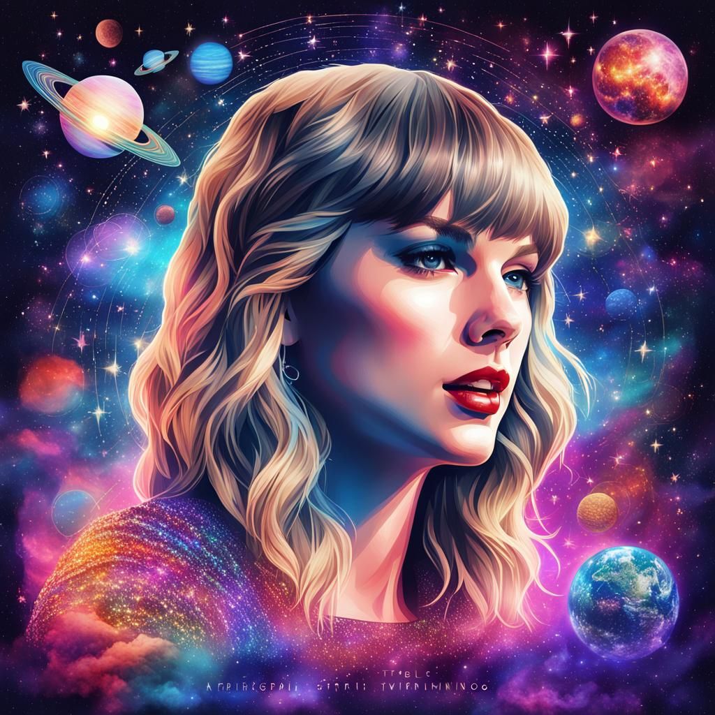 Astral Holographic Quote in Pablo Amaringo Style