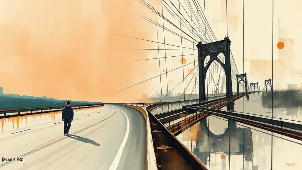 Abstract Figure Walking in Geometric Space