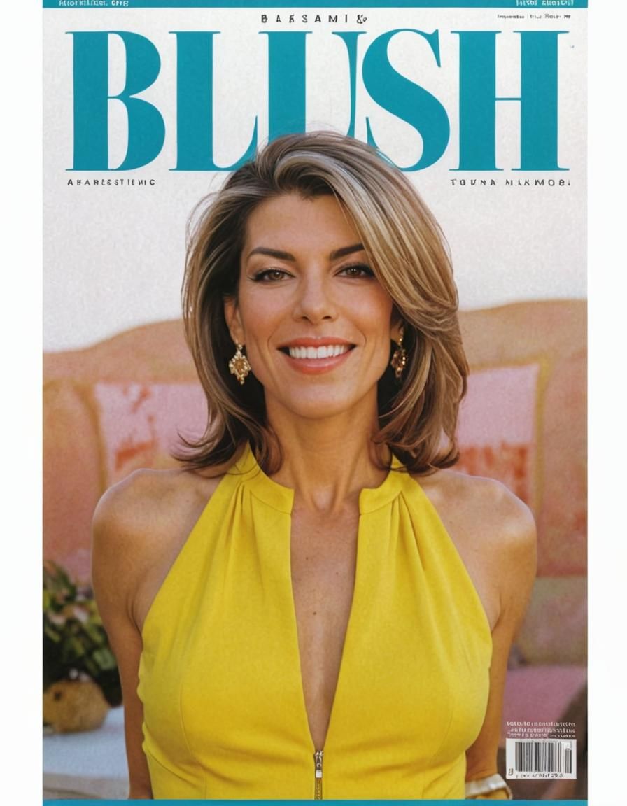 Glamorous Fashion Magazine Cover in Warhol Style