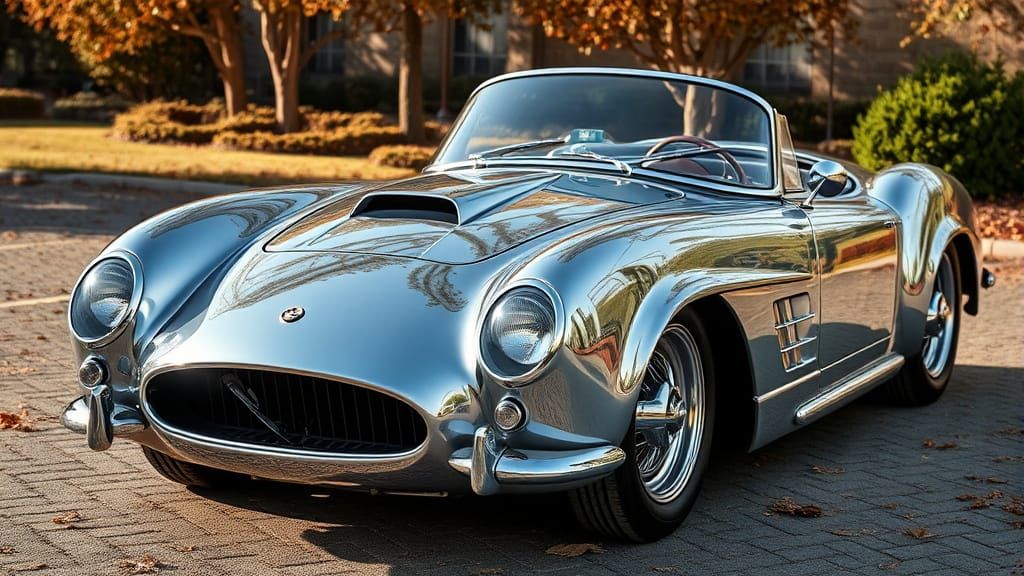 Totally Chrome Delorean