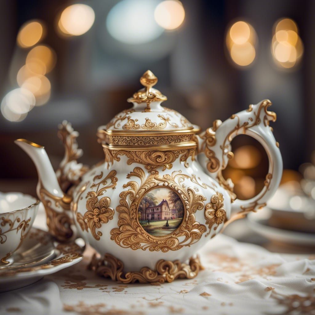 rococo teapot