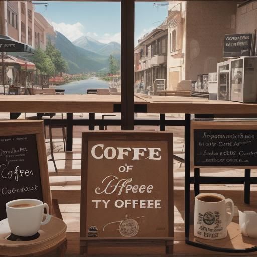 AI Interpretation of a Coffee Landscape