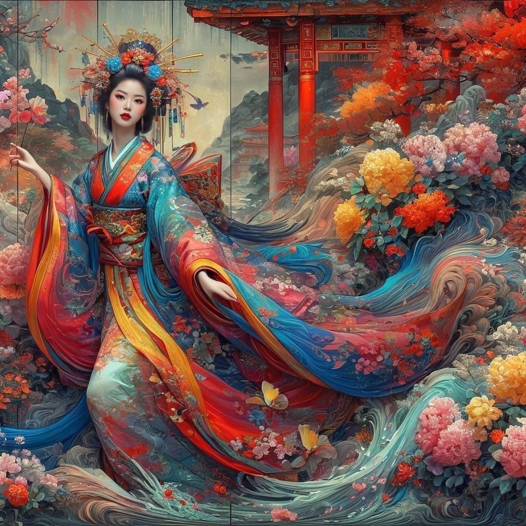 Chinese Princess, Fantasy Wallpaper