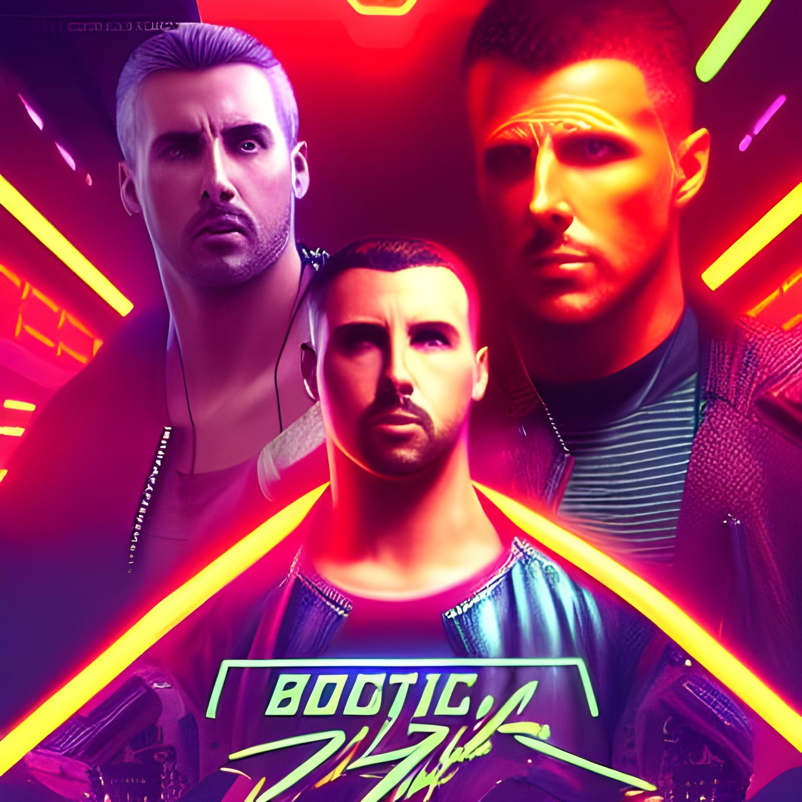 Cyberpunk Portrait with Neon Lighting and Intricate Detail