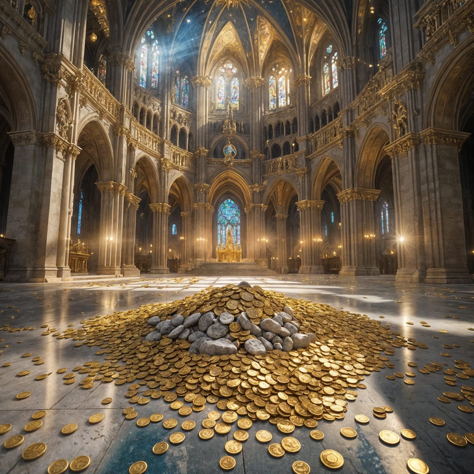 Cathedral Treasure Under the Stars