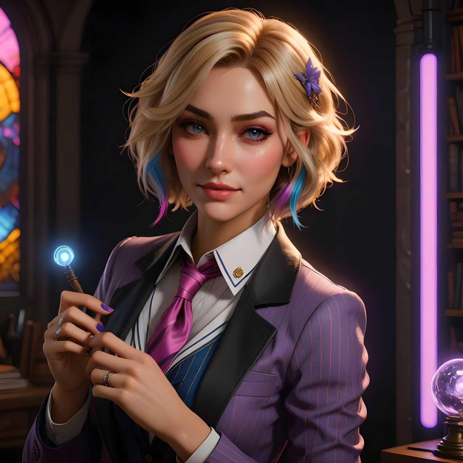 Glamorous Werewolf Schoolgirl