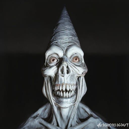 Eldritch Horror Figure Looms in Shadows