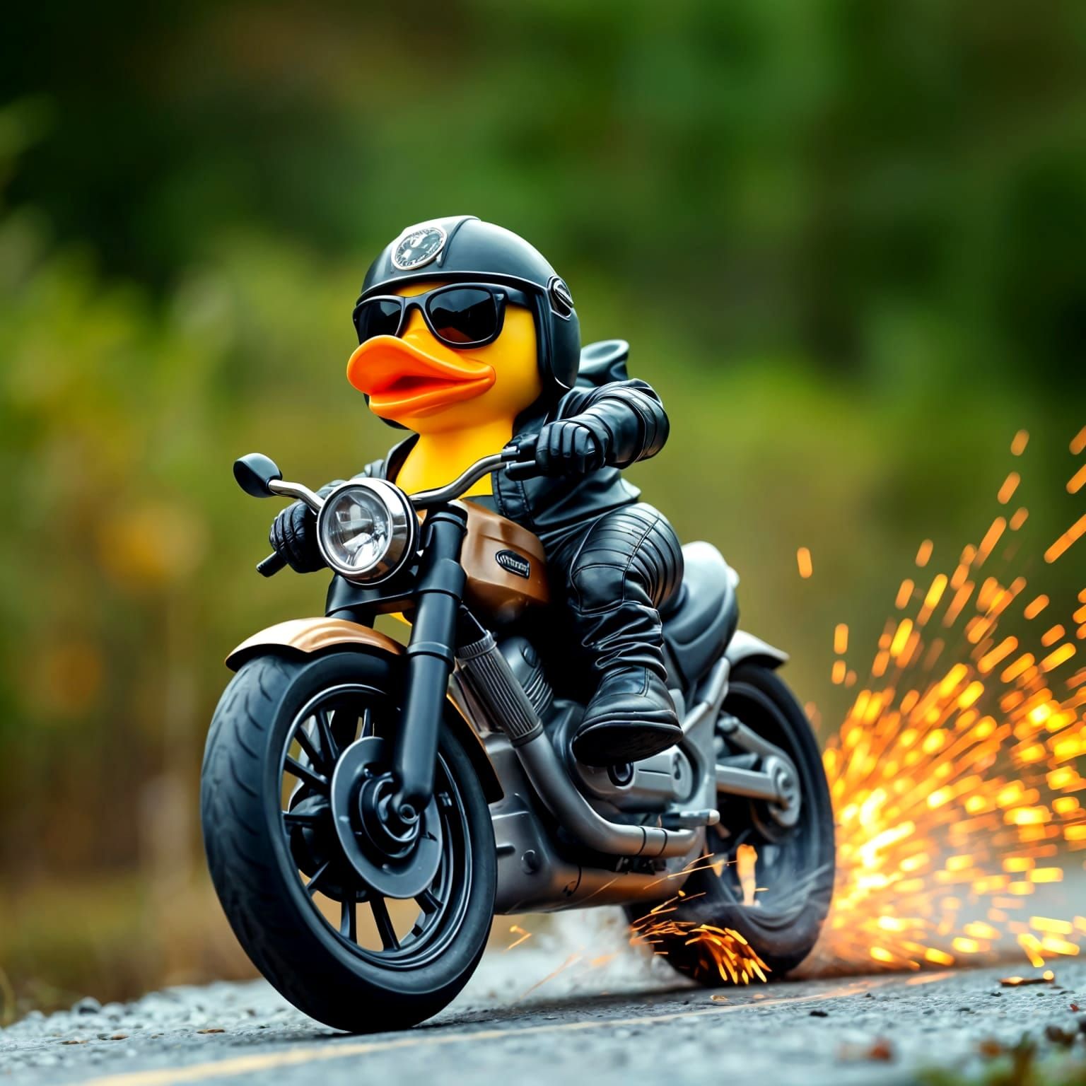 Rubber duck rider