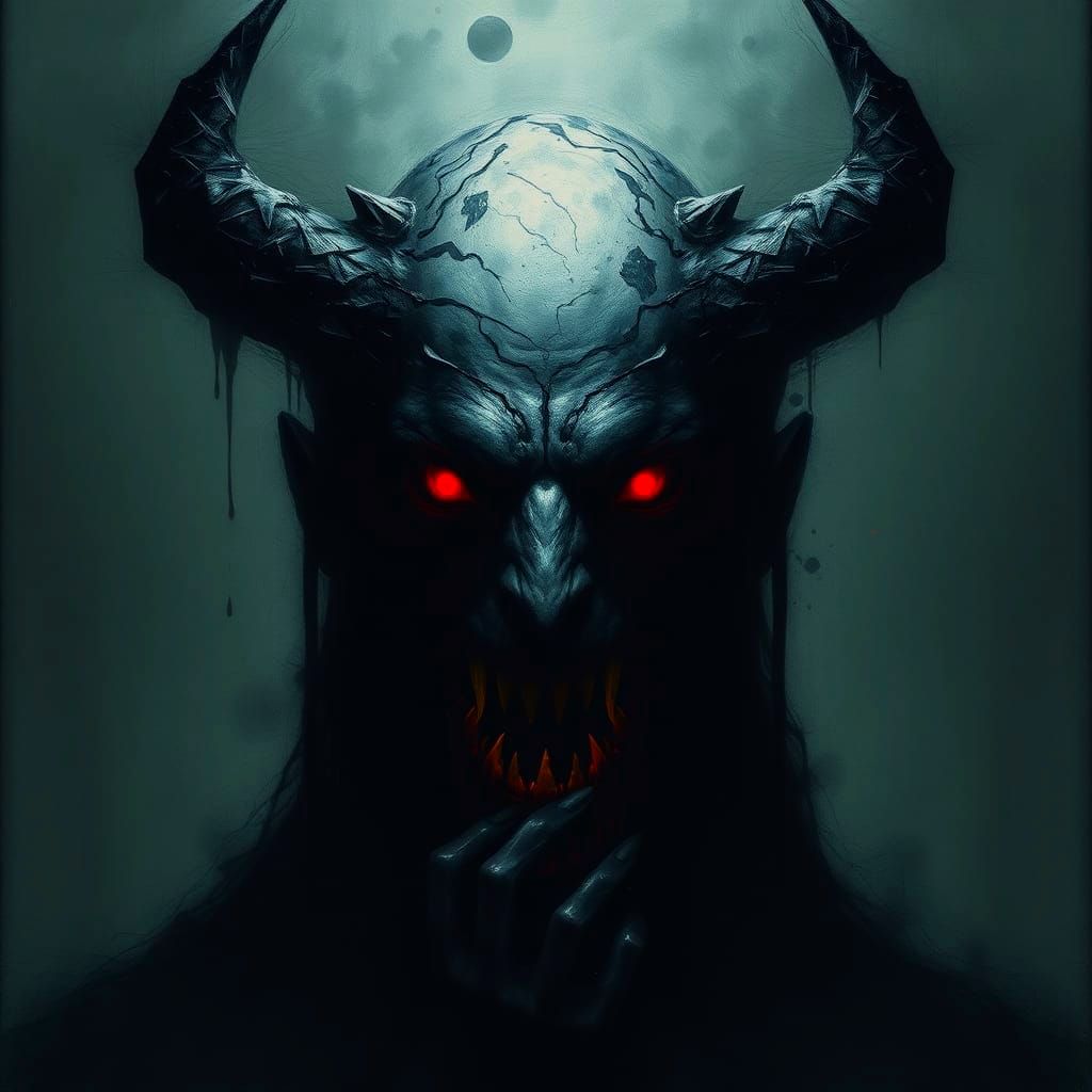 Sinister Mind in Expressionist Style