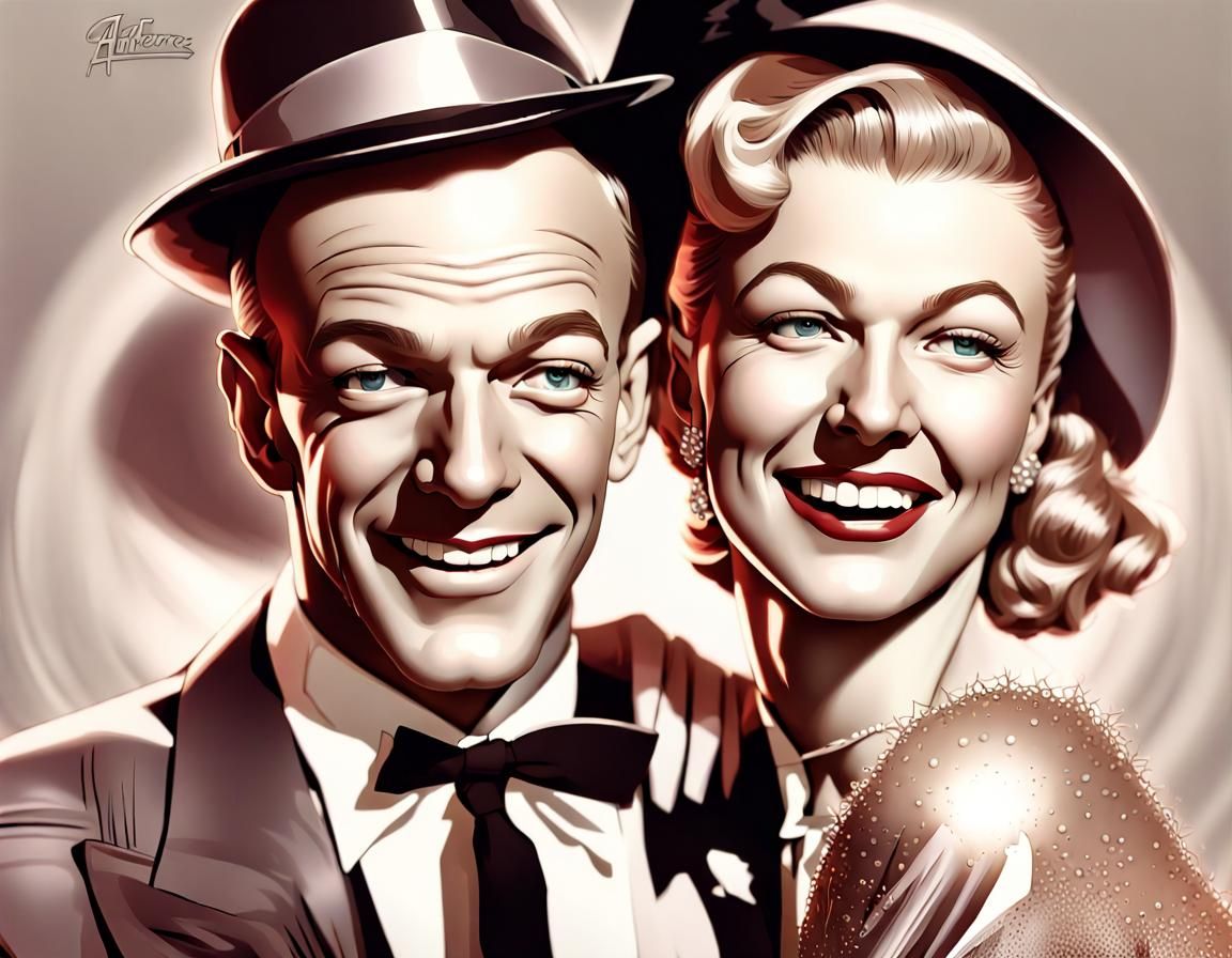 Fred Astaire and Ginger Rogers