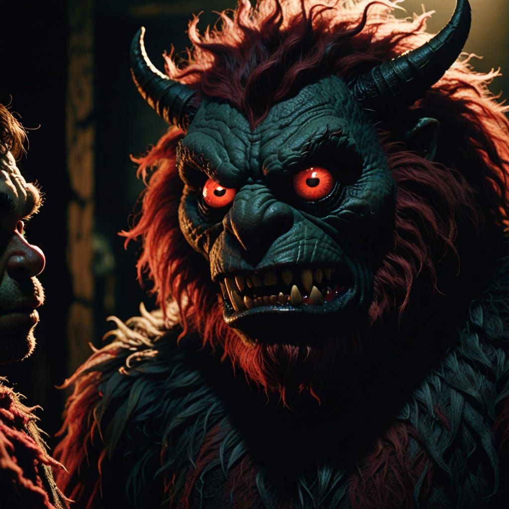 Demonic Beast and Giant Muppet Unite in Cinematic Glory