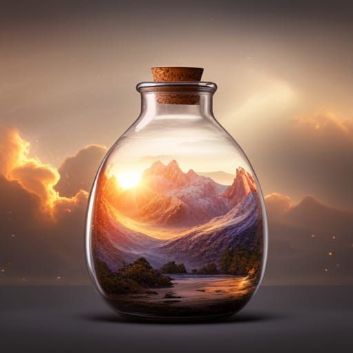 Milky Way in a Bottle: Fantasy Concept Art