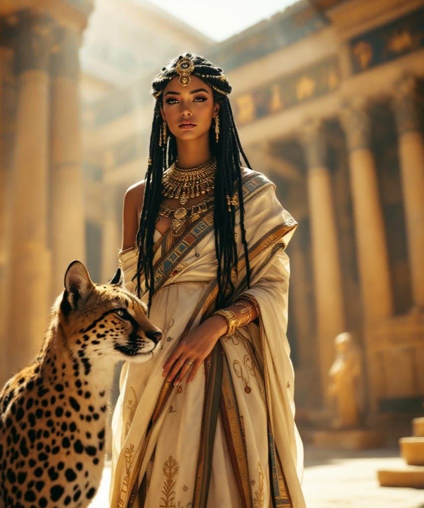 Egyptian Goddess Mafdet, Protector of the King's Chambers