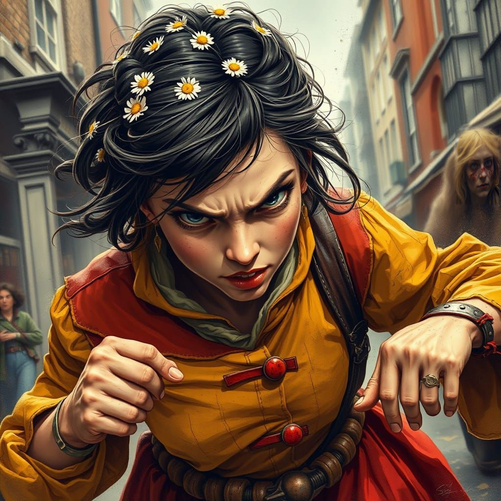 Gritty Beggar Queen Charges into Battle in Early 20th-Centur...