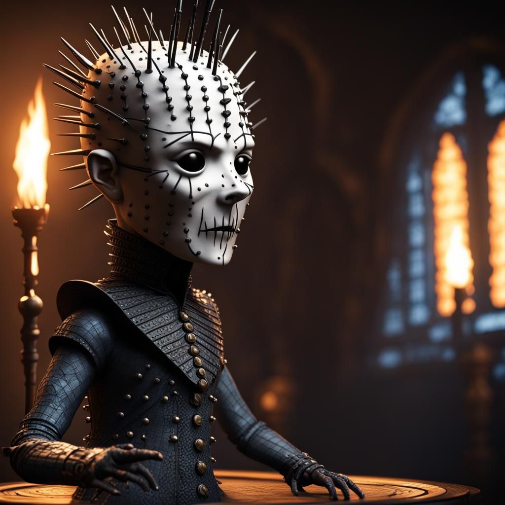 Pinhead Funko Pop: Detailed Matte Painting