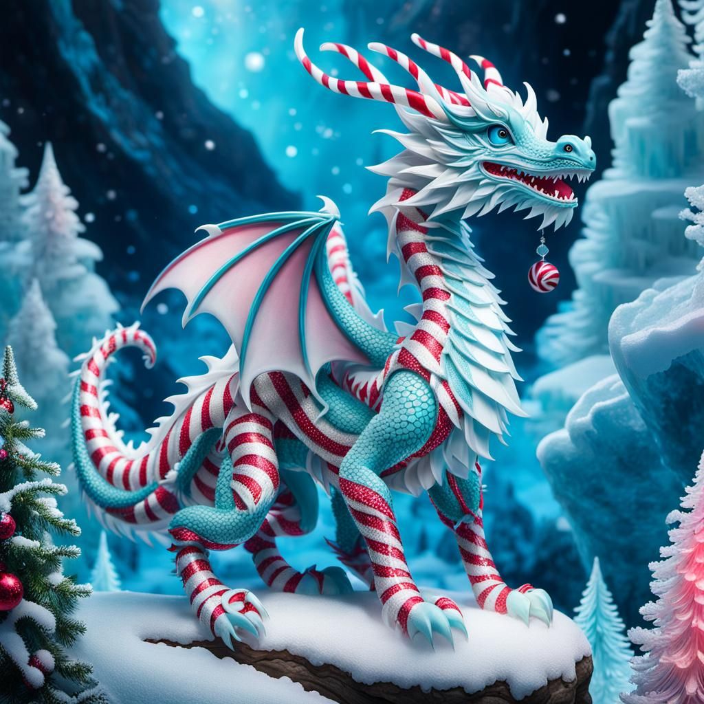 Candy Cane Dragon
