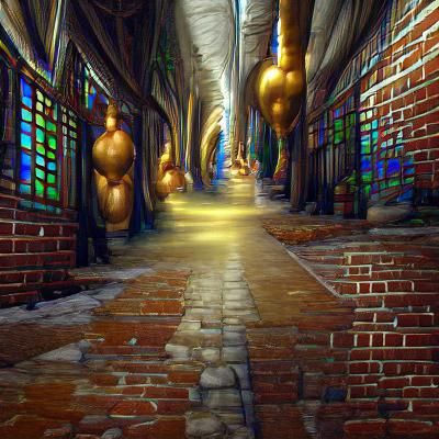 AI Interpretation of a Thieves' Guild