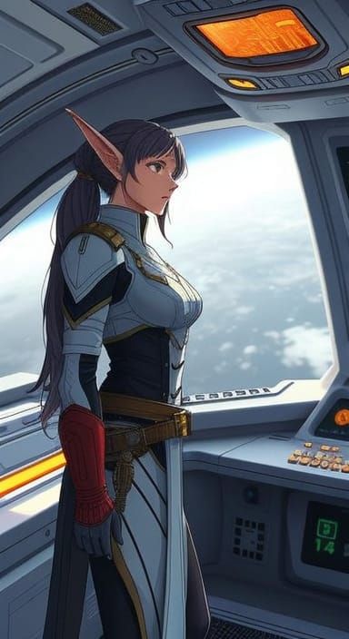 Half-Elf Captain on a Celestial Artifact Quest