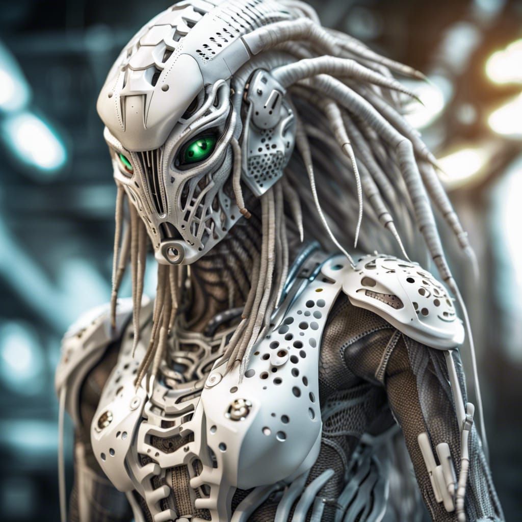 Alien-Predator Glamour in Post-Apocalyptic Setting
