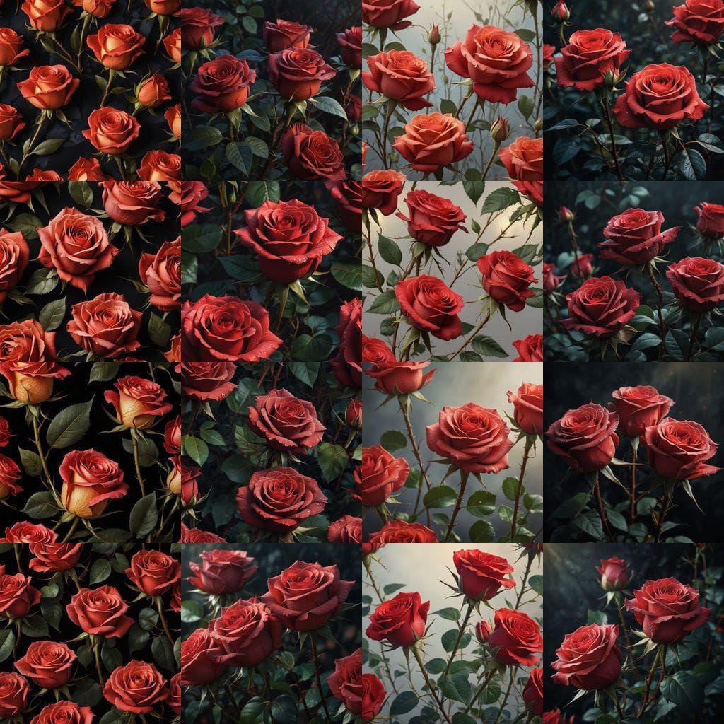 Blades Forged from Red Roses: Floral Weaponry