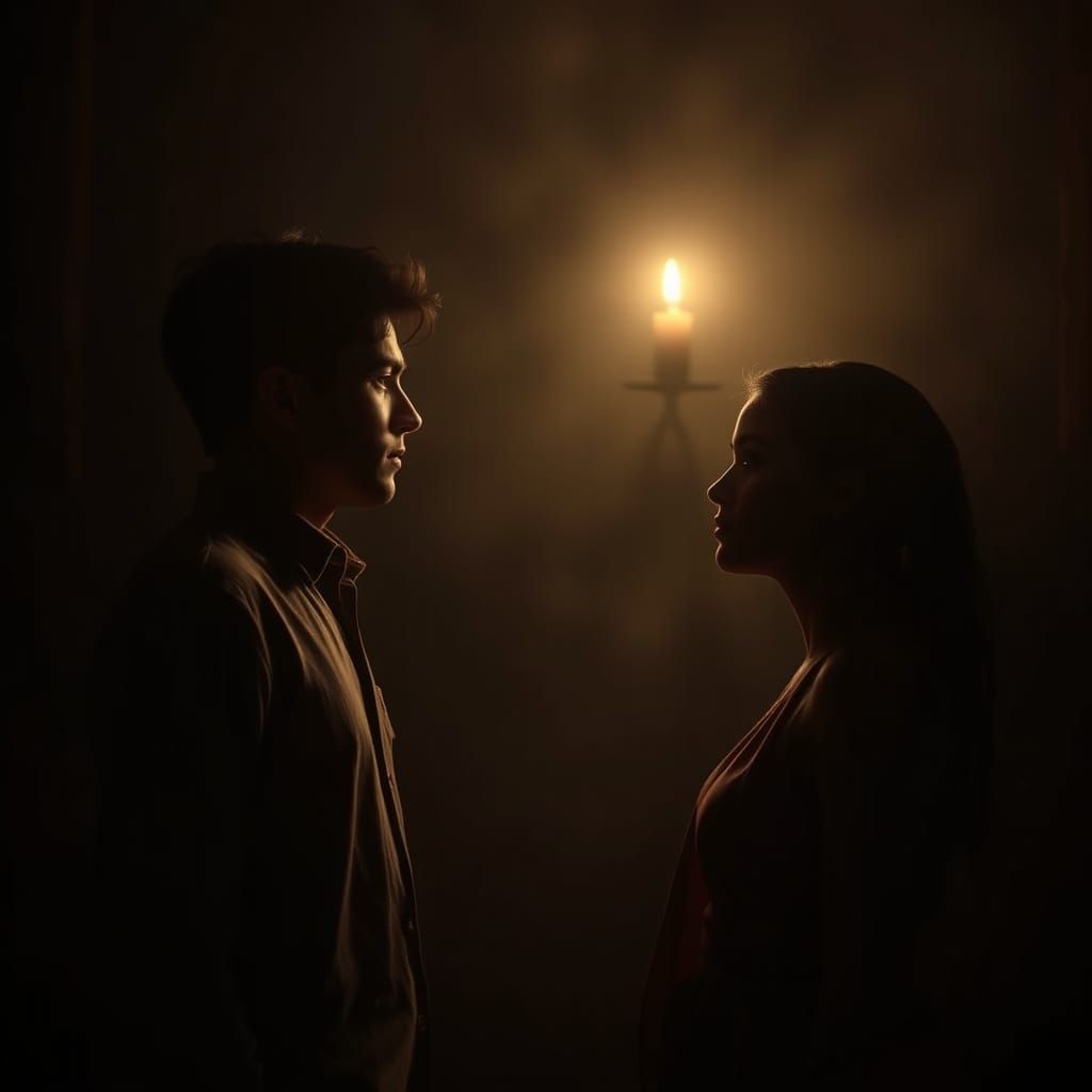 Two Lovers Search for Answers in a Flickering Moment