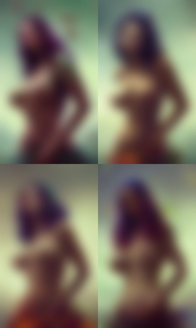 Goddess of Monsoon and Harvest in Matte Painting Style