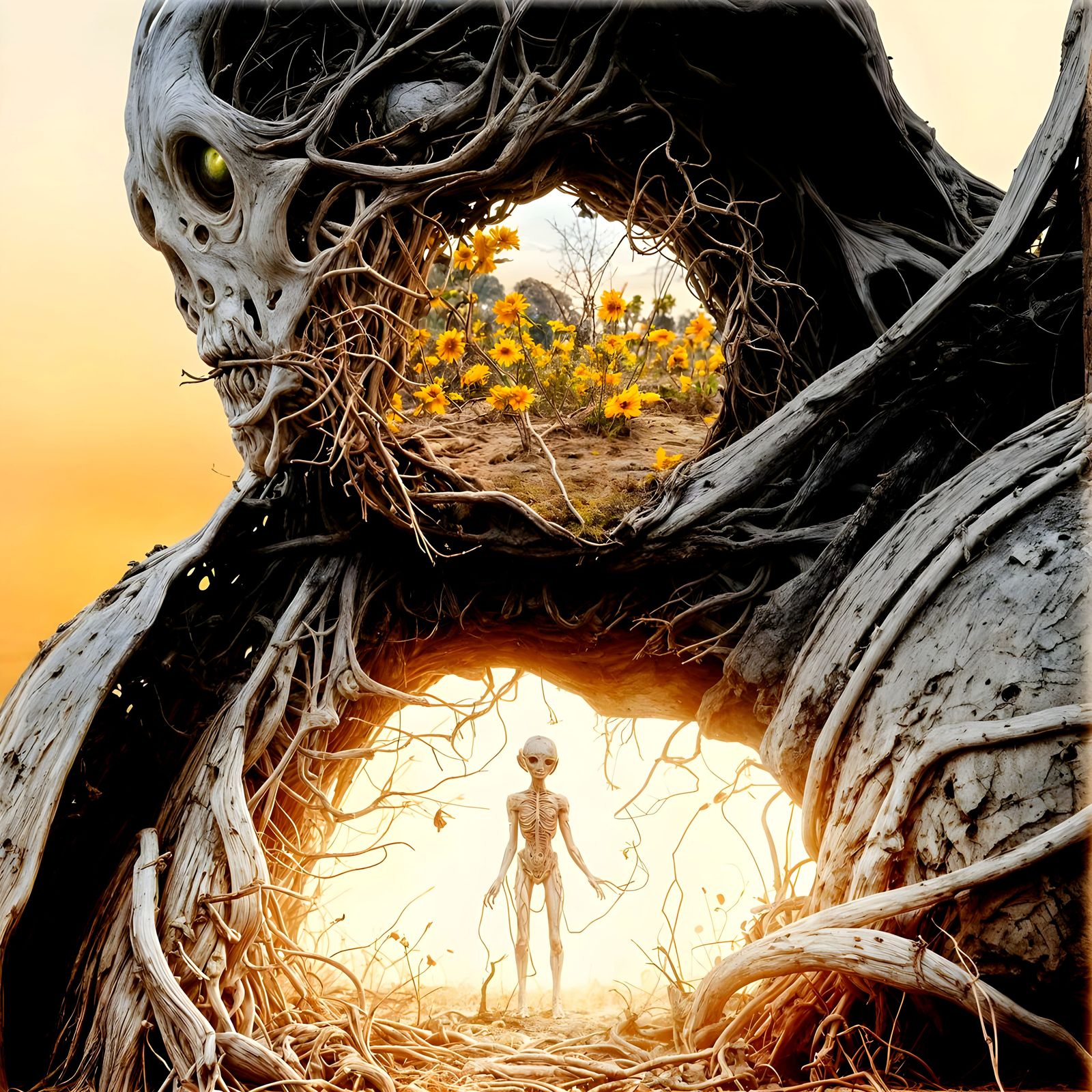 Alien Flora Restores Life to Withered Flower