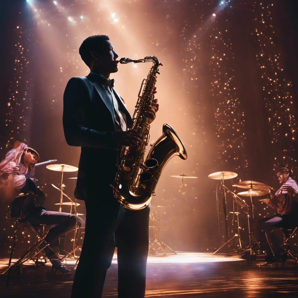 Holographic Saxophone Player in Ultra-High Definition