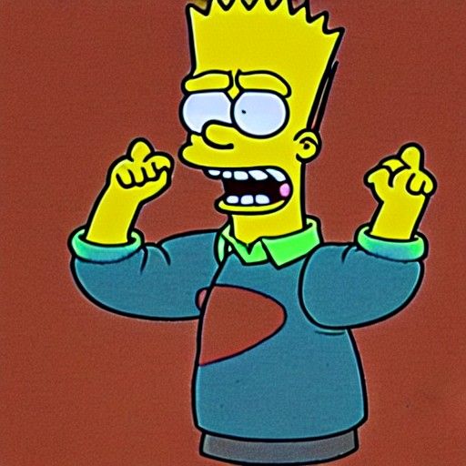 Bart Simpson's Demise: A Sad Depiction