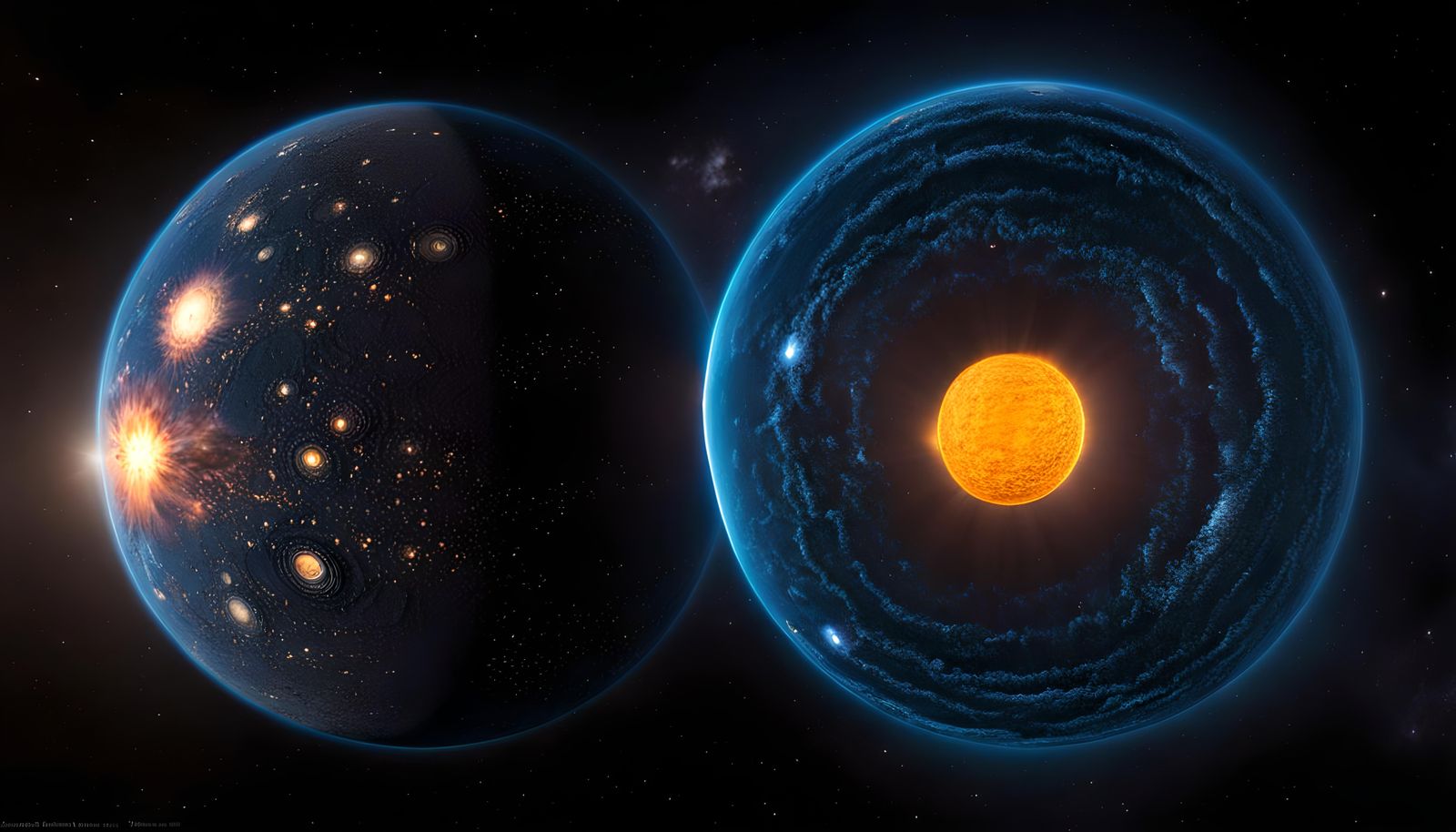 Detailed Sun Core in Photorealistic Digital Art