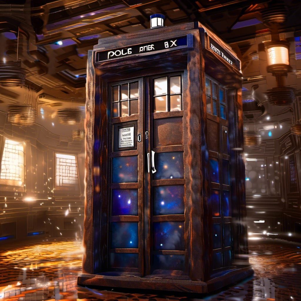 Doctor Who's TARDIS Interior with Regeneration Star Dust