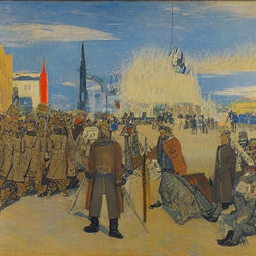 Anime Sci-Fi Armored Car Mayhem on Nevsky