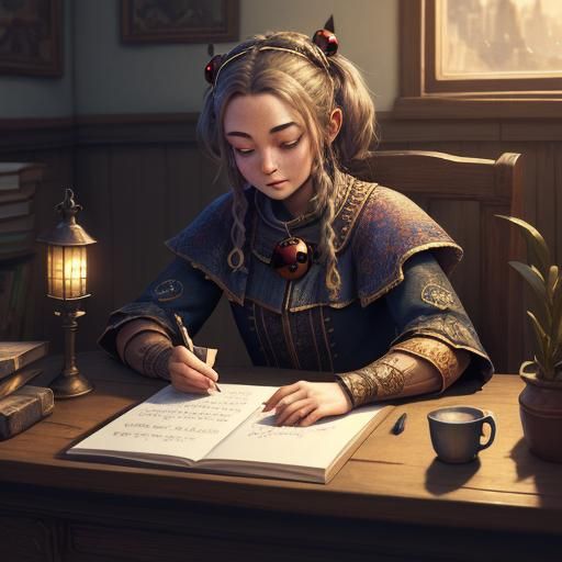 Hygge Moroccan Home Scene with Grandfather