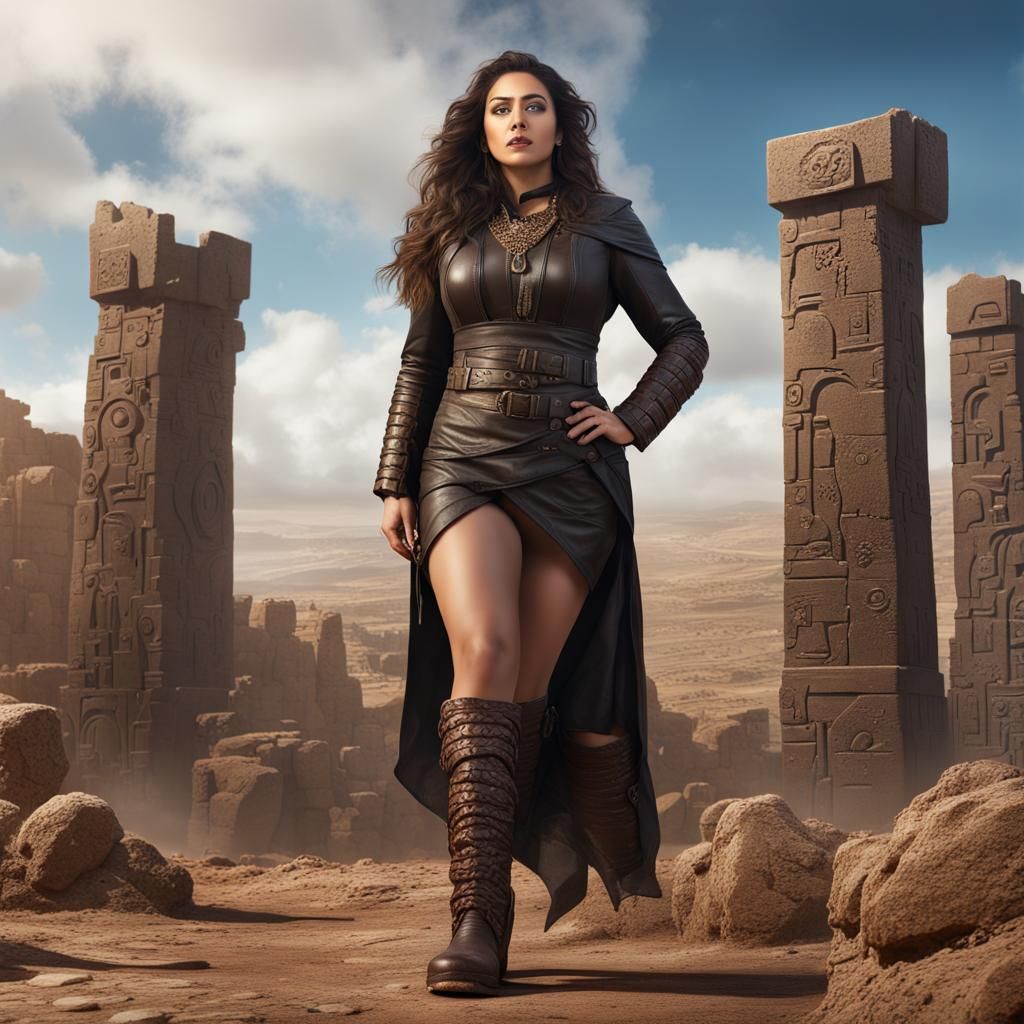 Leather Fashion at Göbekli Tepe: Fantasy Art