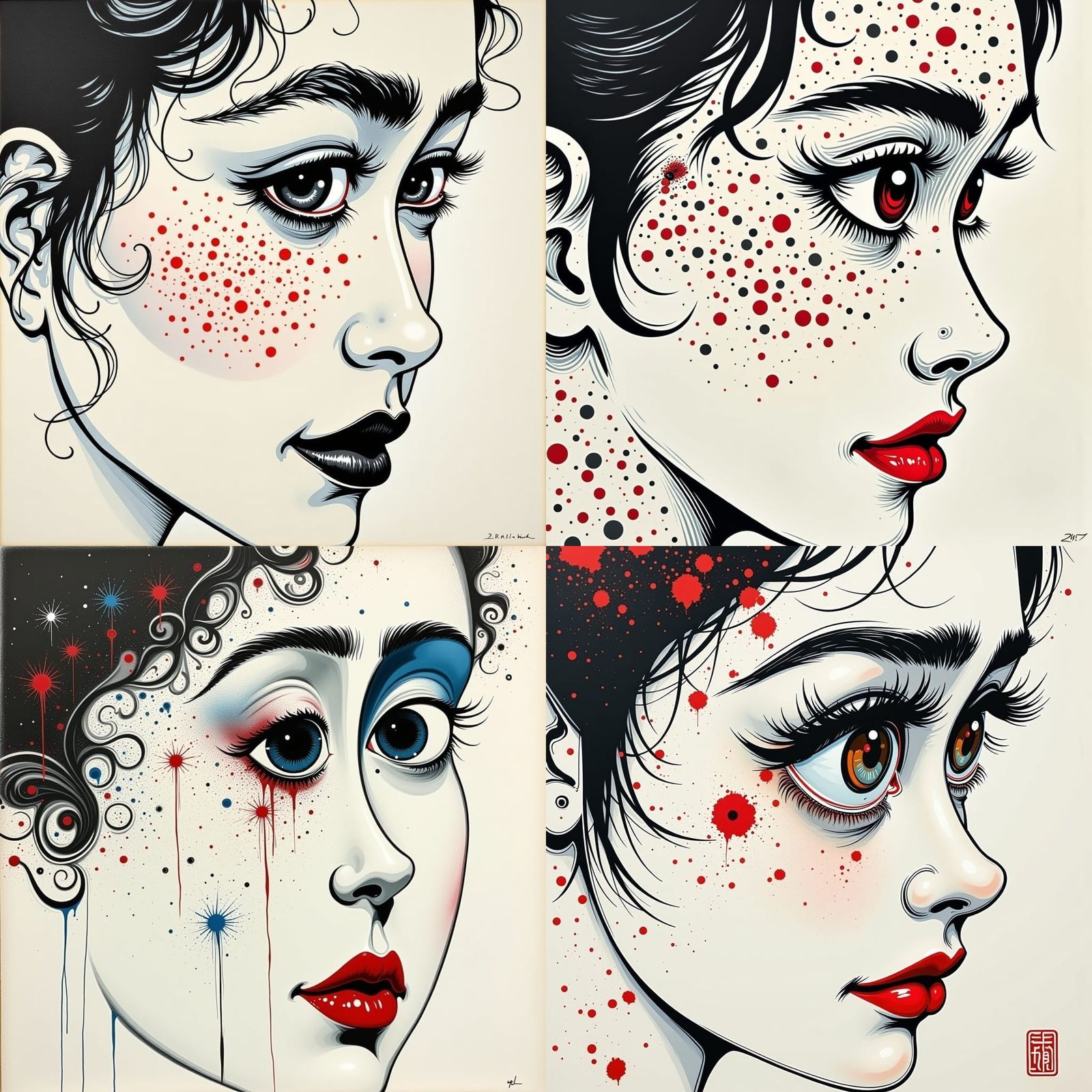 Calligraphy Face Portrait