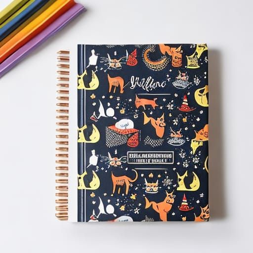 Cats as Witch Familiars: A Colorful Illustration