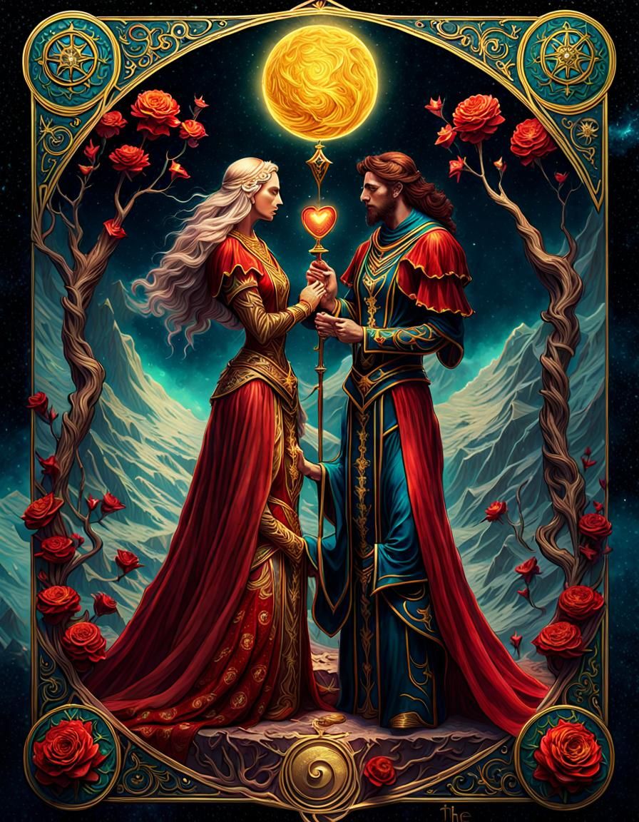 The Lovers Tarot Card by Jeff Burk: Album Art
