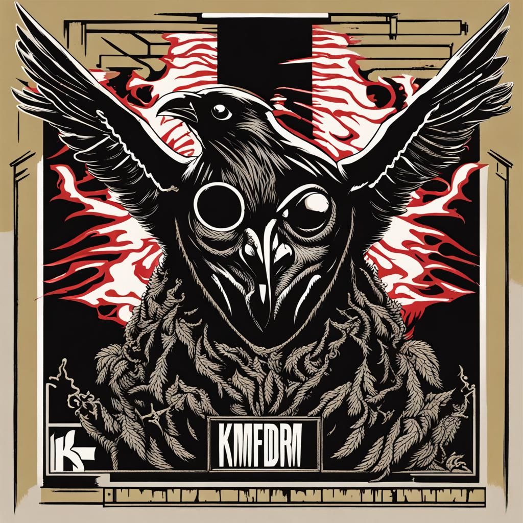 Satanic Raven: KMFDM Album Art