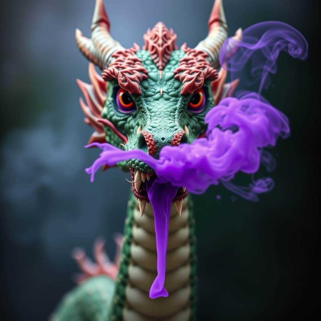 purple smoke dragon