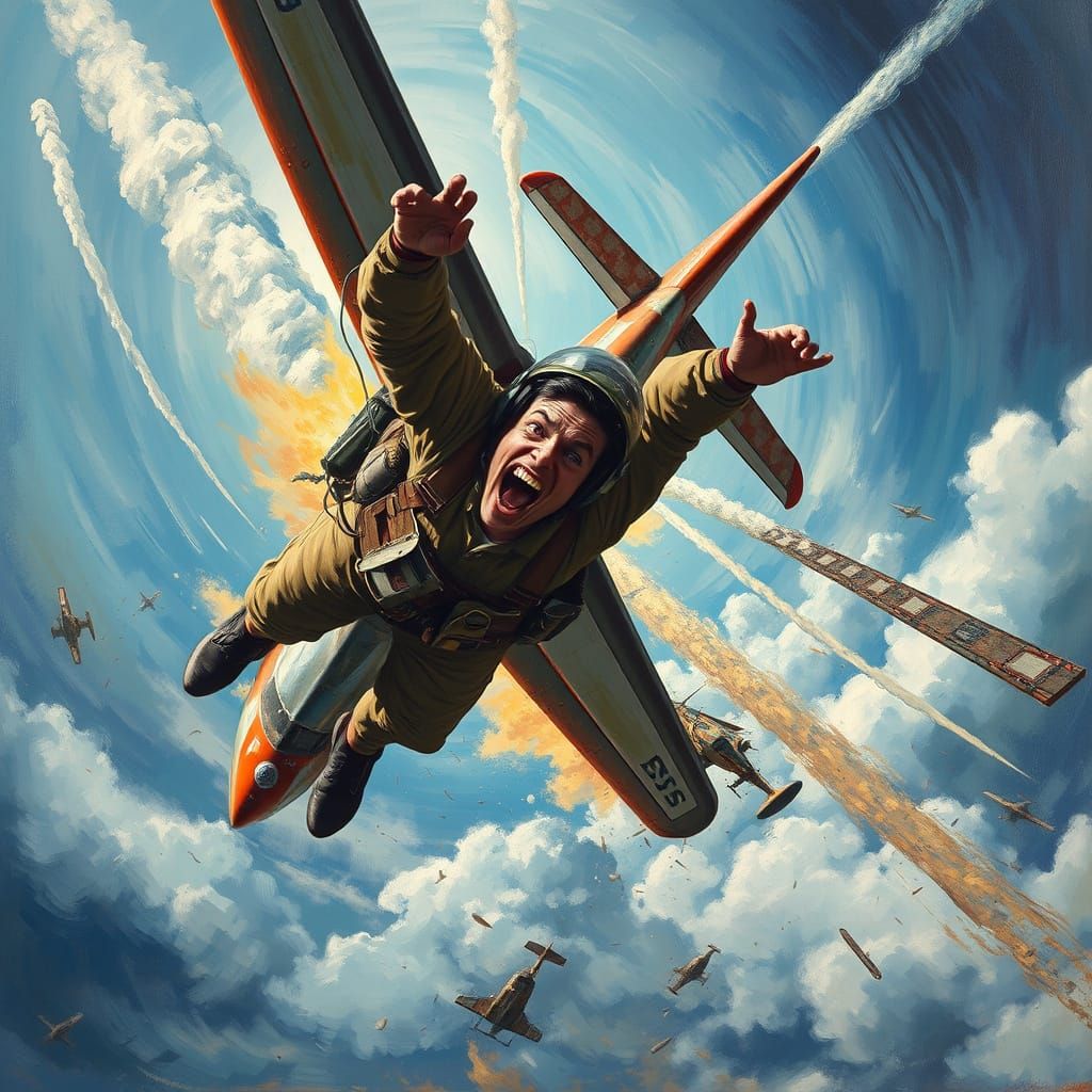 Aerodynamic Descent in Turbulent Skies