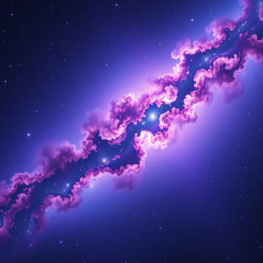 Milky Way Galaxy: A Celestial Digital Painting