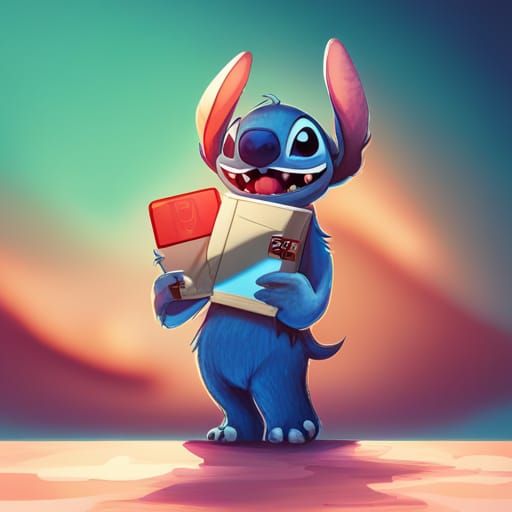 Stitch with Nintendo Switch: Watercolor Academic Art