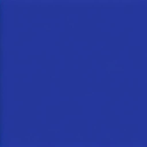 Vibrant Lapis Blue Color Field in Flat Design