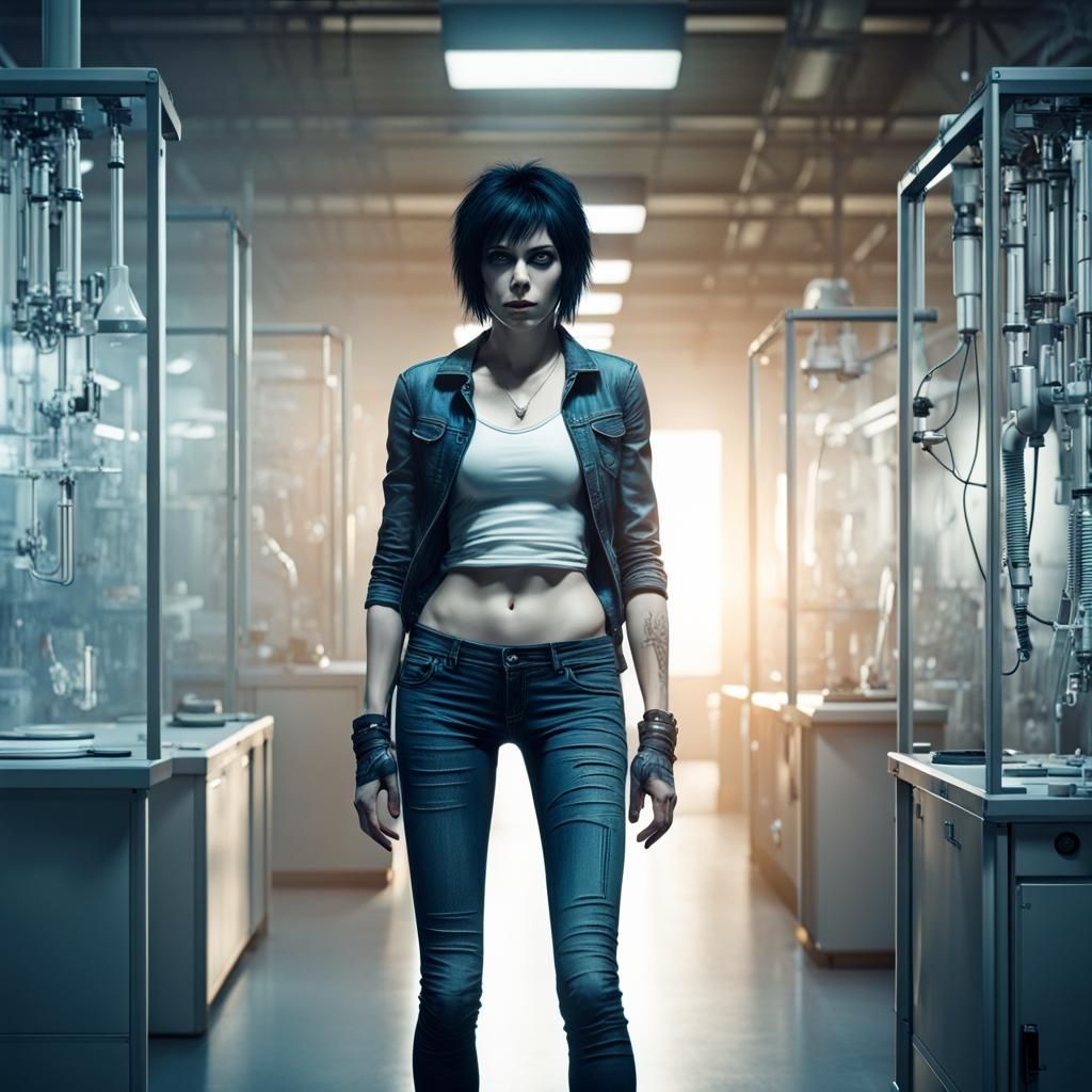Cyborg Joan Jett Escapes Suspenseful Lab