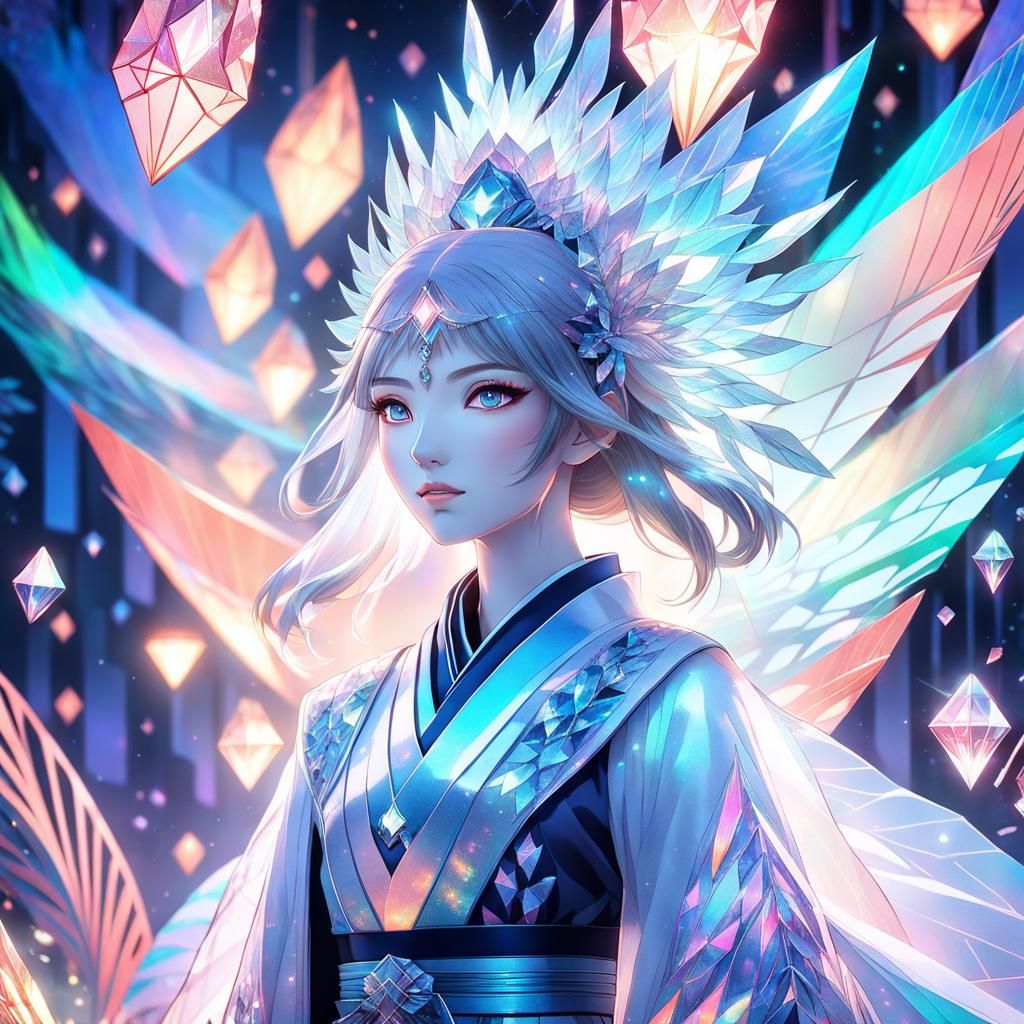 Diamond Lady in Misty Anime Style