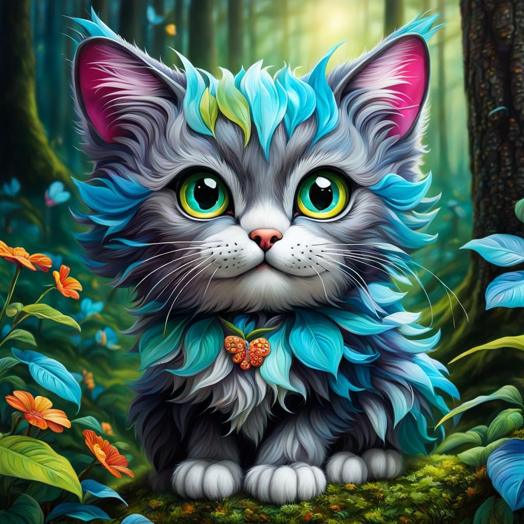 Enchanting Cherish Cat with Expressive Eyes