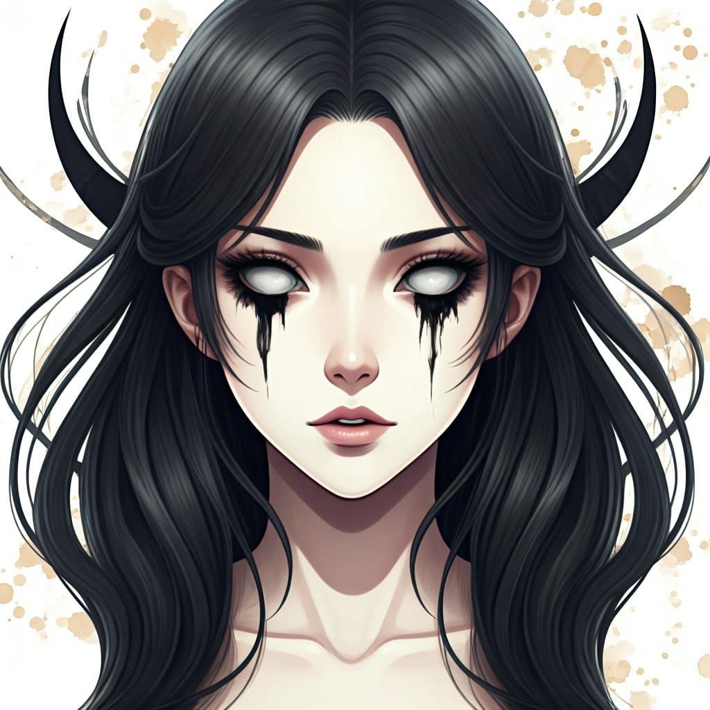 Ethereal Anime Goddess with Mystical Aura