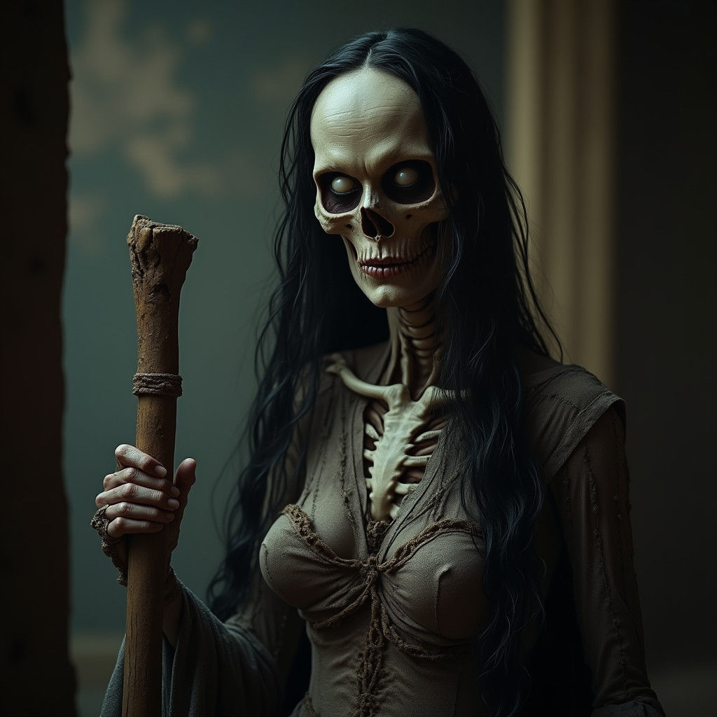 Undead Noblewoman in Cinematic Style